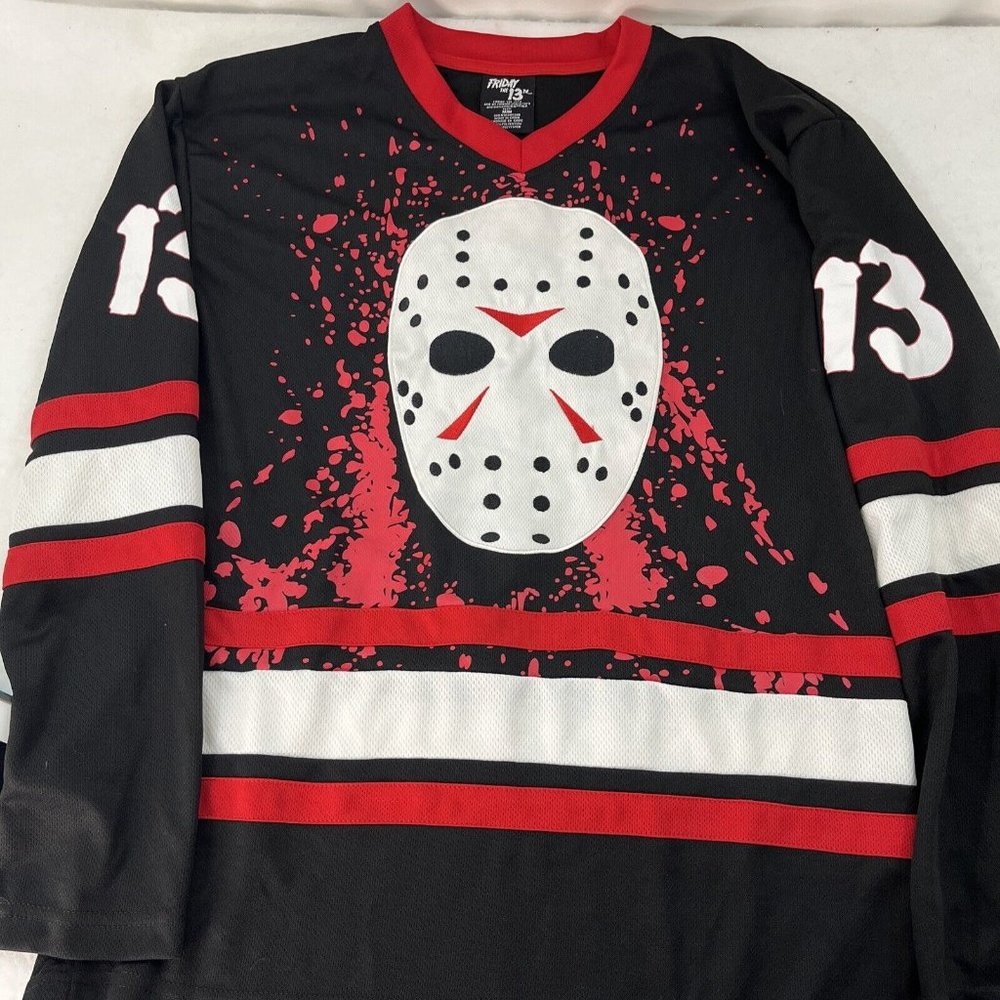 Friday the 13th Jersey Long Sleeve Medium Jason Voorhees